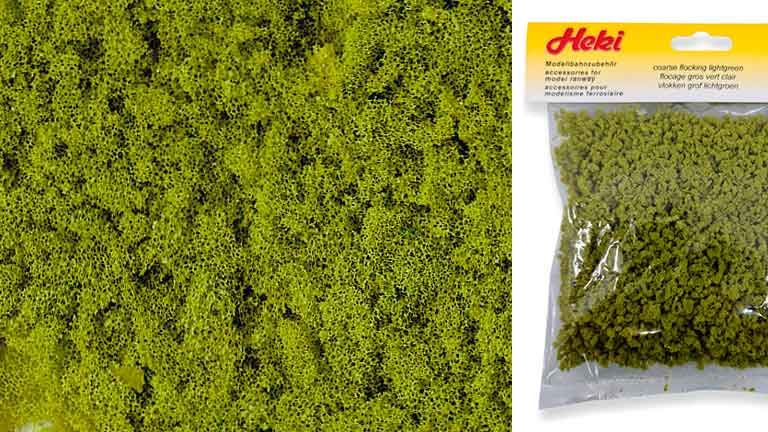 HEKI 3388 — Растительность светло-зелёная (пена крупная ~200 мл), 1:35—1:250, сделано в Германии