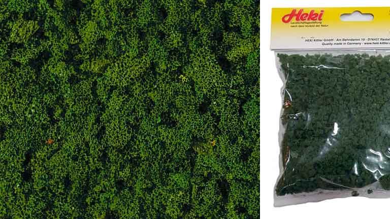 HEKI 3389 — Растительность тёмно-зелёная (пена крупная ~200 мл), 1:35—1:250, сделано в Германии