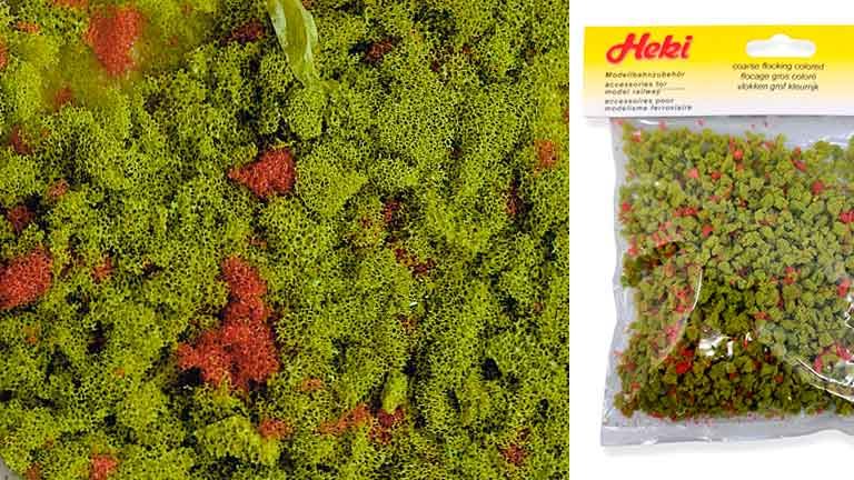 HEKI 3390 — Растительность светло-зелёная (пена крупная ~200 мл), 1:35—1:250, сделано в Германии